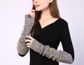 Last Chance Knitted Arm Warmer Sleeves for Driving Long Fingerless Gloves for Women Accessories Gift for Her Crochet Sleeve Cancer Chemo