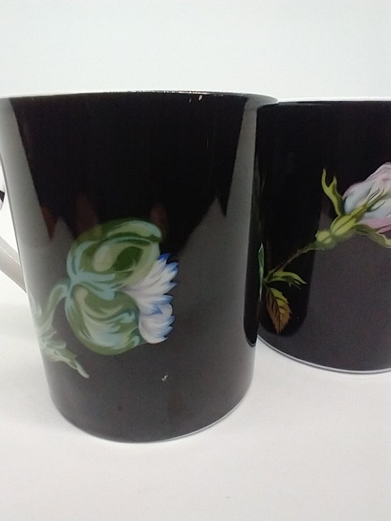 TIFFANY & CO. Set of 2 Mrs. Delaney's Flowers Mugs - Etsy