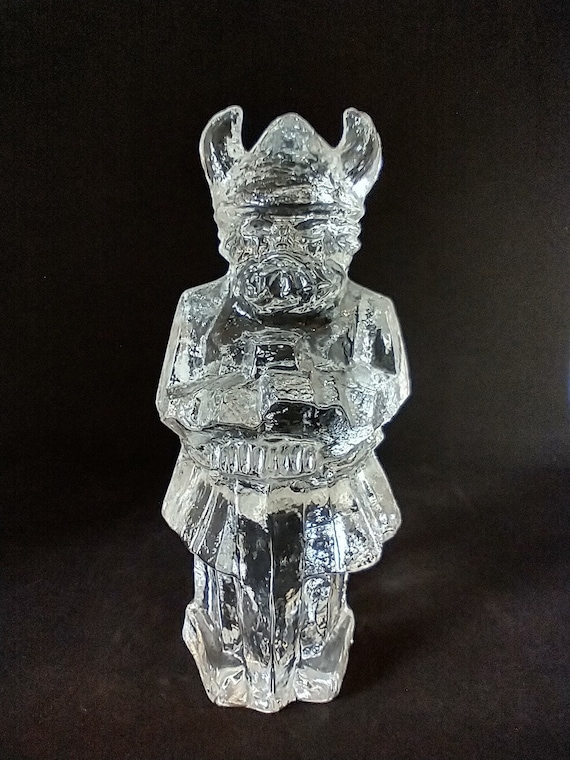 Vintage Viking Glass Figurine/paperweight Uno Westerberg for Etsy