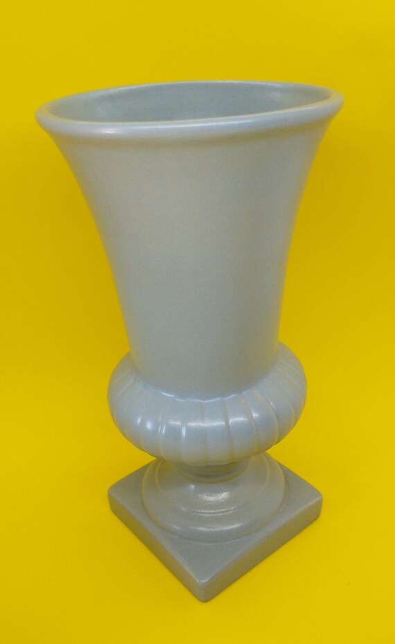 Vintage Red Wing Pottery USA Pale Blue Vase 5021 Etsy