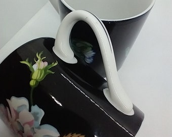 TIFFANY & CO. Set of 2 Mrs. Delaney's Flowers Mugs - Etsy