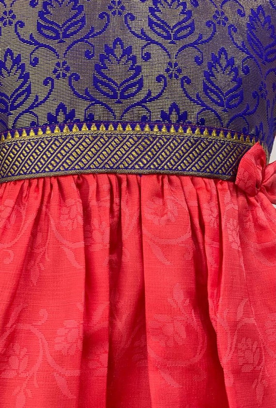 Pattu Frocks pattu Pavadai traditional Frocks parkar Polka girls Pattu Frocks Girls Pattu Pavadai silk Frocks traditional Silk Dress pattu Etsy