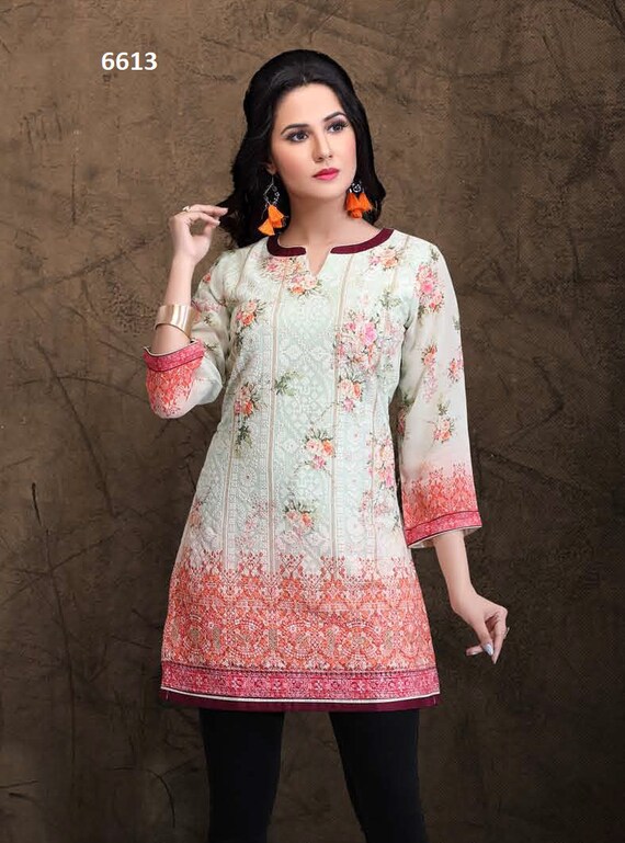 chikankari kurti with jeans