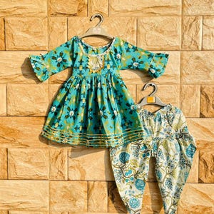 Endverkauf/Wenige Größen/Salwar Kameez/Mädchen Sharara/Mädchen Lehenga/Anarkali Kleid/Kinder Salwar Set/Mädchen Kurti Set/Kurti/Cotton Baby Salwar kameez