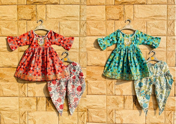 Buy Pink Ethnic Wear Sets for Girls by Global Desi Online | Ajio.com