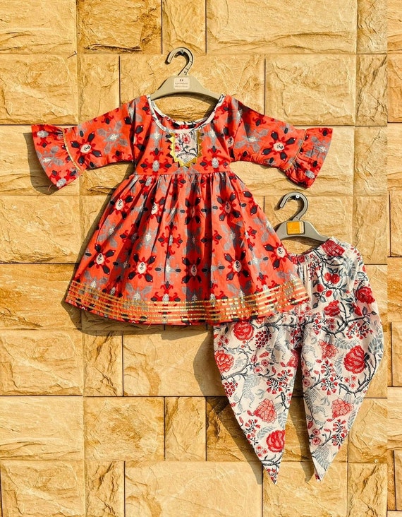 Buy Multicoloured Ethnic Wear Sets for Girls by Kinder Kids Online |  Ajio.com
