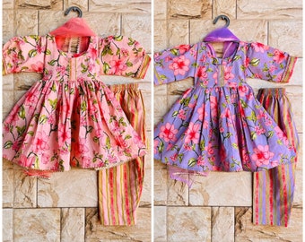 Mädchen Anarkali Salwar Anzug / Mädchen Kurti / Mädchen Salwar Anzug / Mädchen Palazzo Set / Anarkali Anzug für Kinder / Anarkali Set für Mädchen / Salwar Anzug