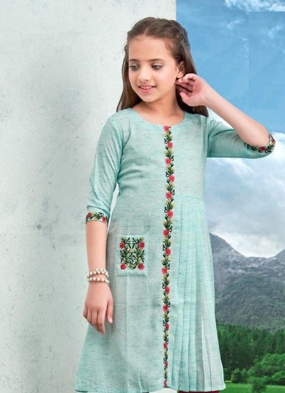 Stitched Palazzo Ladies Cotton Kurti with Leggings, Handwash at Rs 900 in  New Delhi