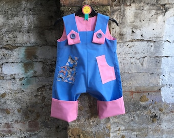 Children's Dungarees age 9-18 months (Girl)/ Unisex Kids Clothes for Toddlers