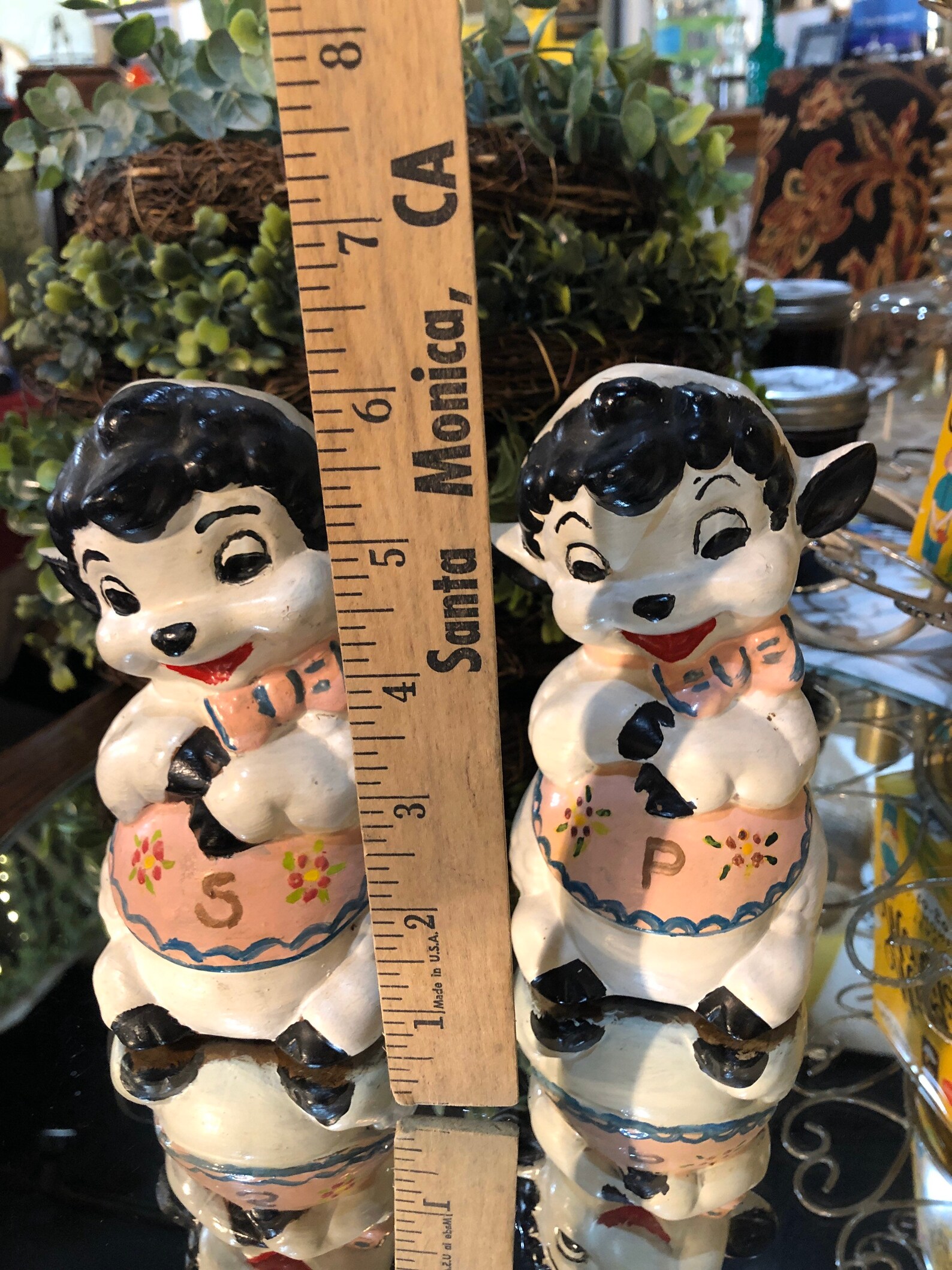 Vintage Lamb Salt and Pepper Shakers Etsy