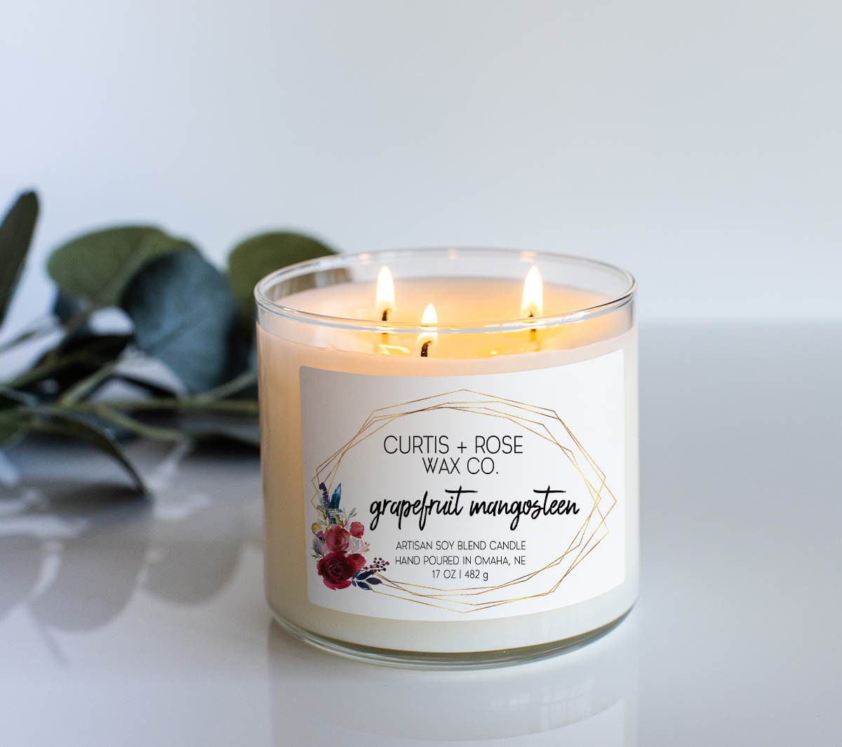 Grapefruit Mangosteen Candle Citrus Candle Summer Candle Etsy