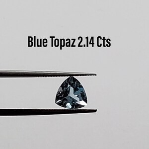 2.14 Ct. Natural Sky Blue Topaz Loose Gemstone, Gemstone for Jewelry, Gemstone for Collector, November Birthstone, Trillion Cut