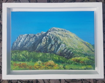 Original Painting of Ben Nevis, float framed