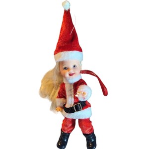 Barbie Kelly Club Kelly Santa Claus Holiday Christmas Ornament 2003 As Is