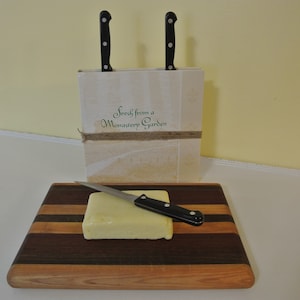 Vintage Book Knife Block