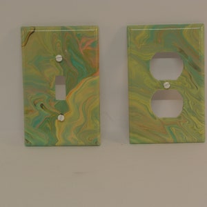 Custom Handpainted Light Switch Plate Cover