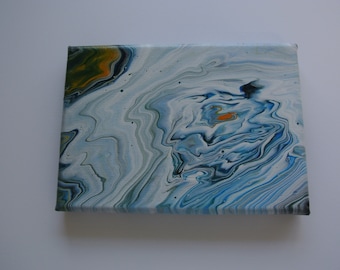 Original Fluid Acrylic Art, Abstract
