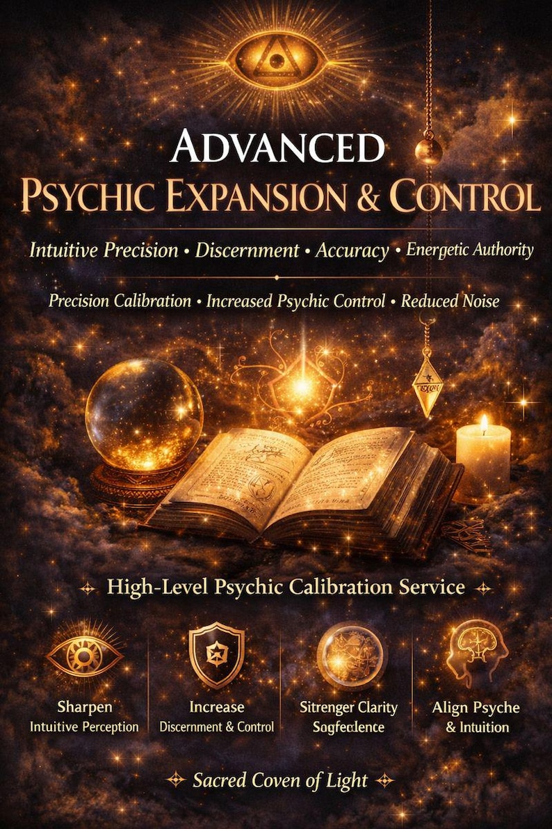 Advanced PSYCHIC EXPANSION and CONTROL - Etsy