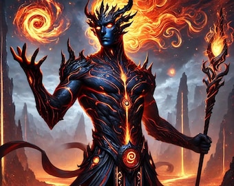 Introducing Malik the Eternal Flame:  Male Djinn of Passion and Power