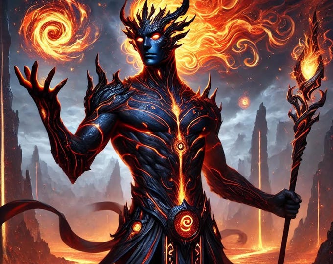 Introducing Malik the Eternal Flame:  Male Djinn of Passion and Power