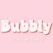 Bubbly Font Serif Font, Display Font, Logo Font, Handwriting Font, Playful Font, Fun Font, 3d Font
