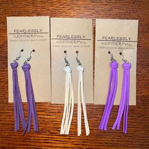 Fringe Suede Earrings