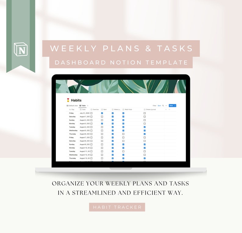 aesthetic notion templates
