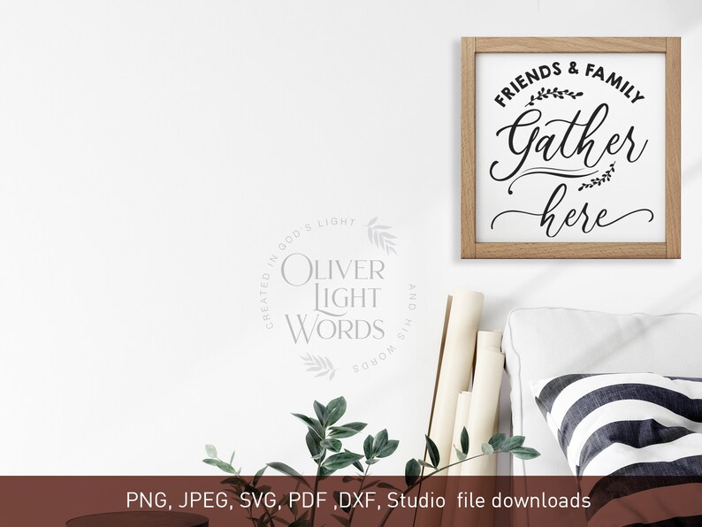 Download Friends and Family Gather Here svg Gather svg Gather Sign ...