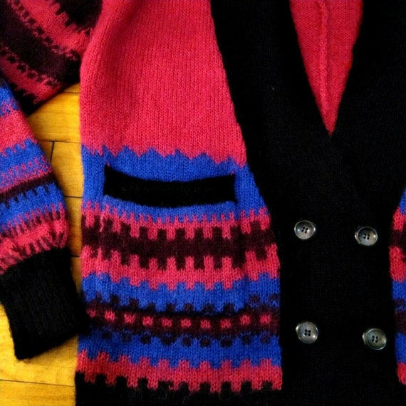 Vintage Wool Blend Cardigan Sweater RIVER ISLAND … - image 7