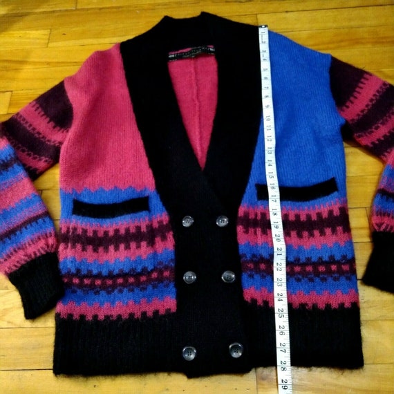 Vintage Wool Blend Cardigan Sweater RIVER ISLAND … - image 9