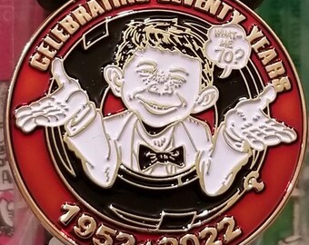 MAD Magazine Alfred E. Neuman 70th Anniversary Collectible Coin - Etsy