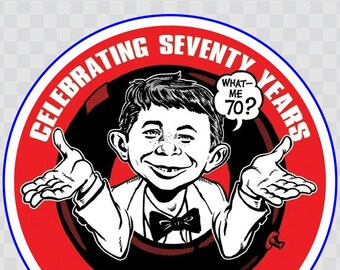 MAD Magazine Alfred E. Neuman 70th Anniversary Collectible Coin - Etsy