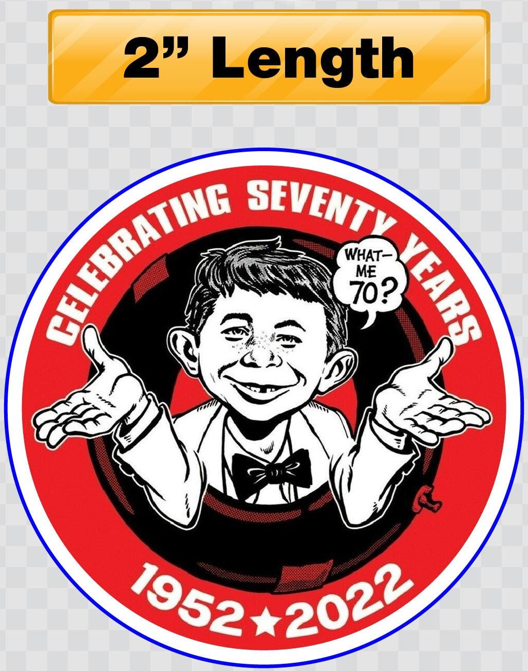 MAD Magazine Alfred E. Neuman 70th Anniversary Collectible Coin - Etsy