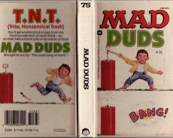 HARDCOVER!!!! #75 MAD Duds, 1992 2nd Printing Warner MAD Magazine Paperback Book ***Quality Discount***