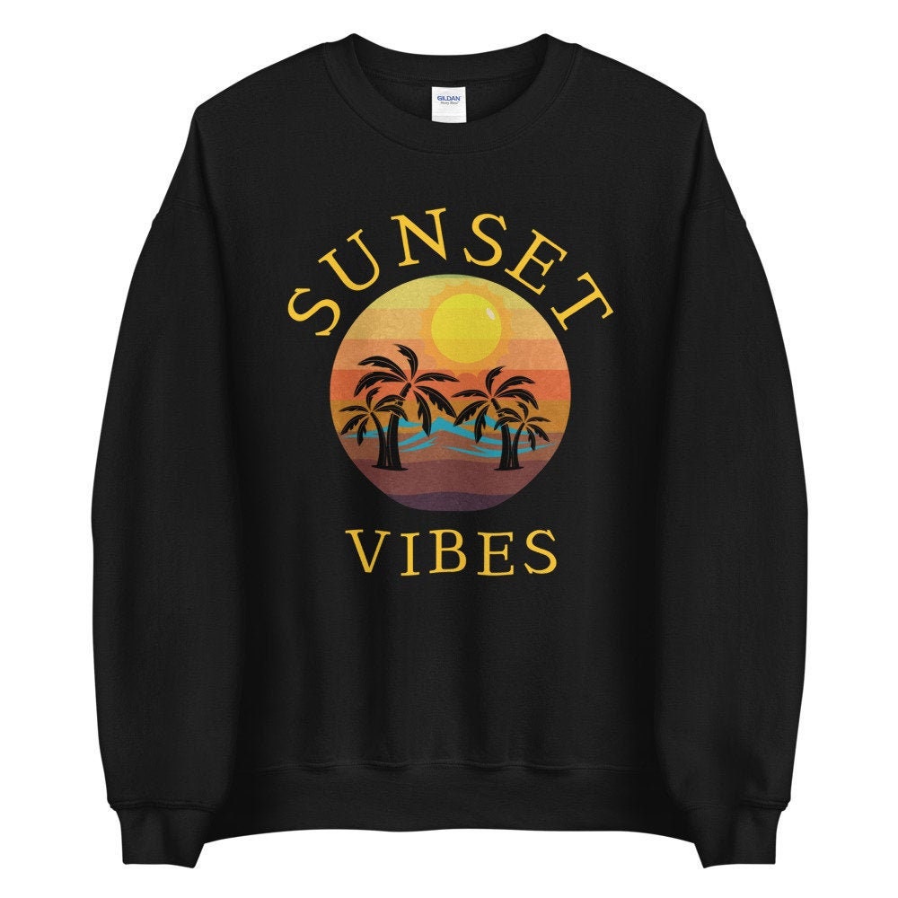 Sunset Vibes Unisex Sweatshirt. The Beach is Calling. | Etsy