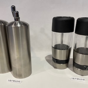 Salt & Pepper Shakers/Mills Architectural Style