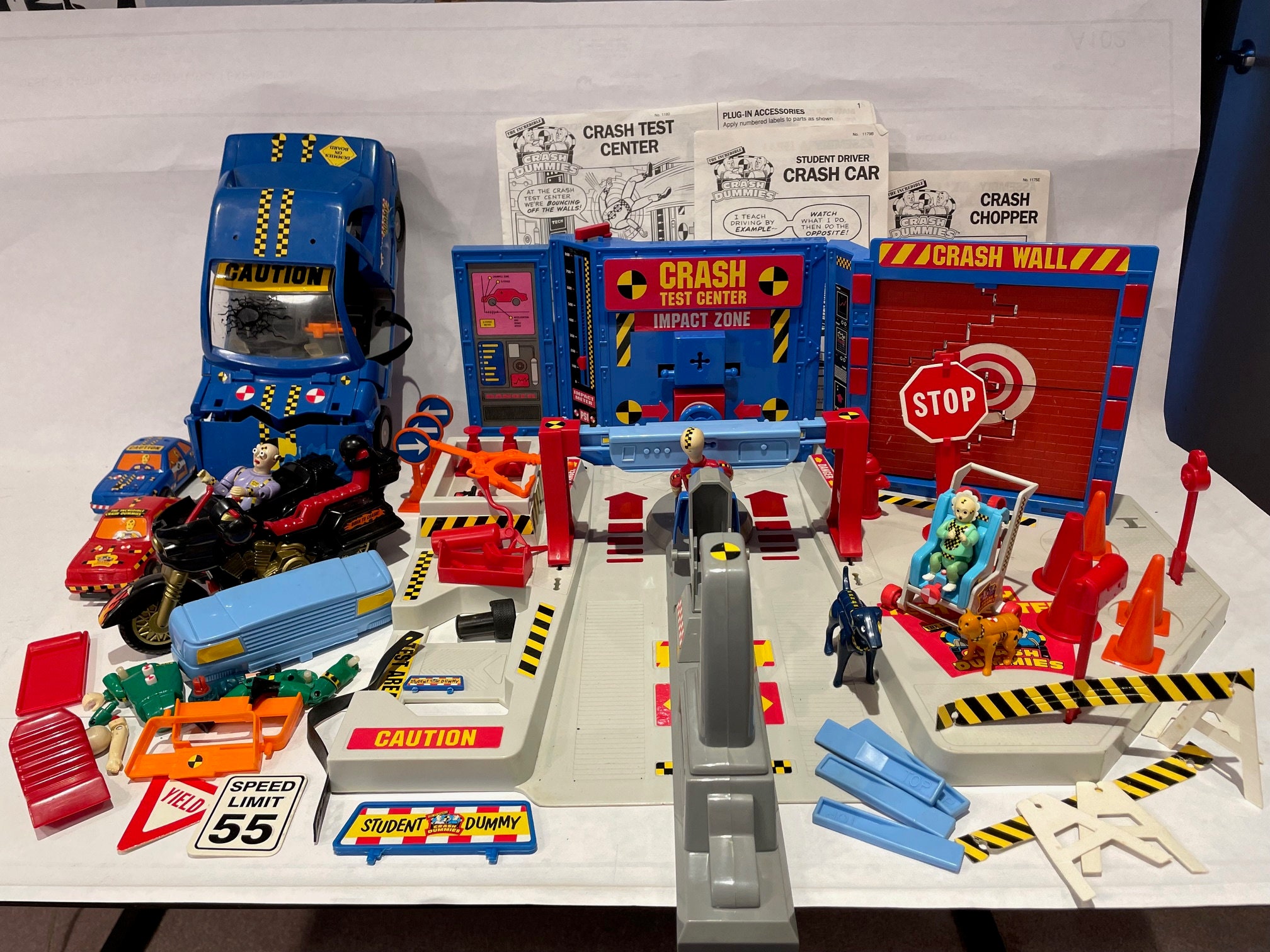 Crash Dummies Crash 'N Dash Chopper Vehicle MIB Vintage 1992