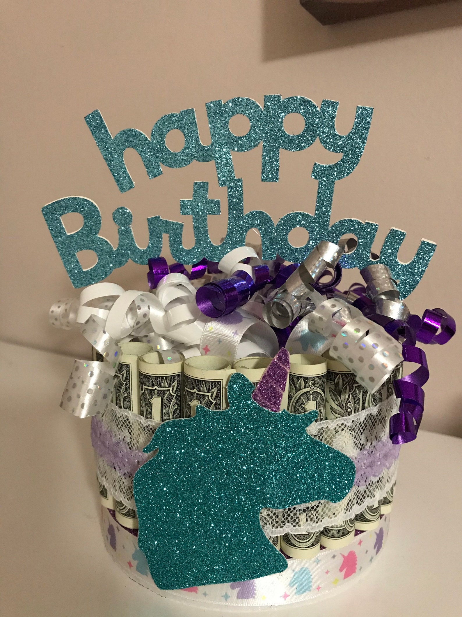 Real Money Cake Sweet 16 Money Cake Gift Retirement Etsy