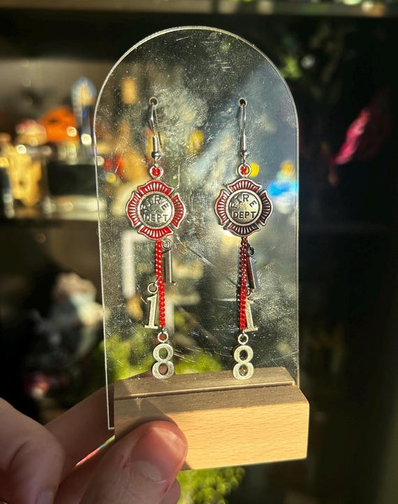 118 Firefighters - 9-1-1 Earrings