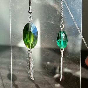Friendship Emerald Earring Set