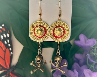 Straw Hat Luffy Earrings