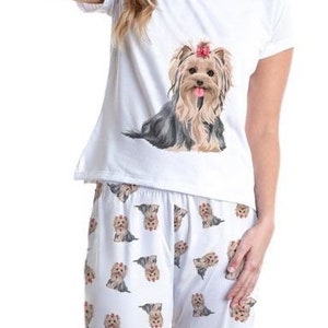 Yorkie pyjamas top