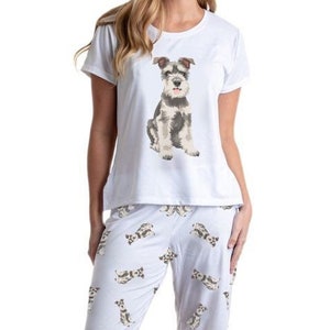 Women's schnauzer pajamas clearance