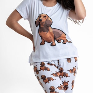 Dachshund pajamas plus size Clearance