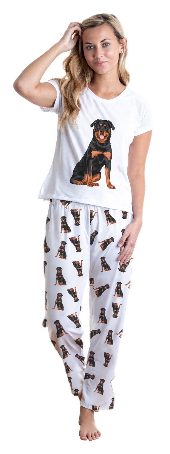 Dog Rottweiler Pajama Set With Pants 