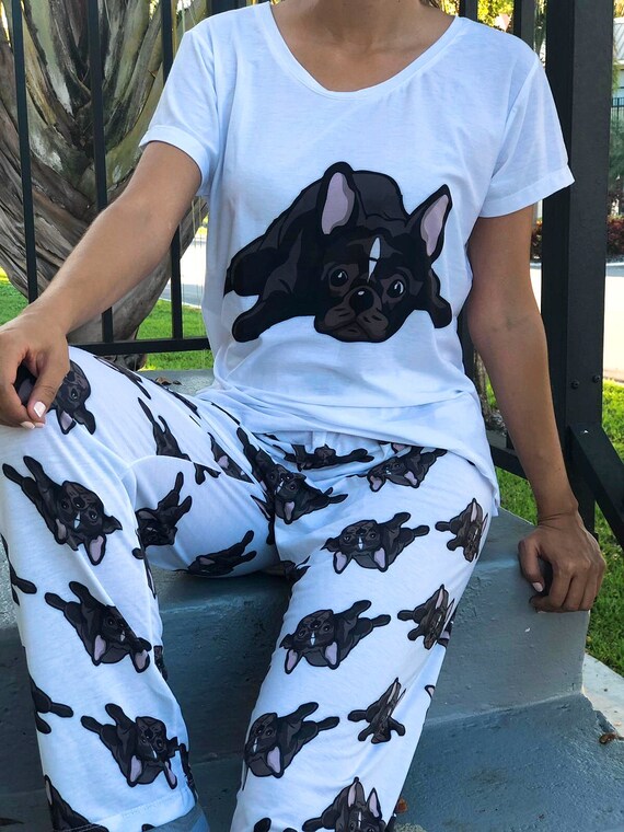 Dog French Bulldog Pajama Set With 