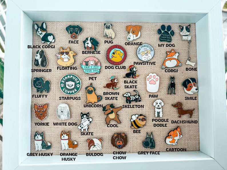 Hund Pins, Emaille Pin, Hund und Katze Pin für Rucksäcke und Kleidung, Brosche für Hundeliebhaber, Broschen für Tierliebhaber, Hundemama Geschenk Bild 2
