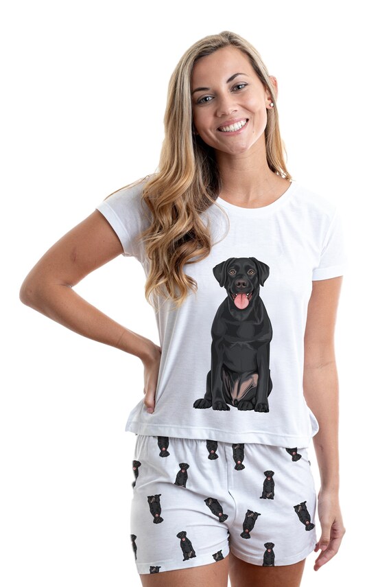 Black labrador pajamas sales