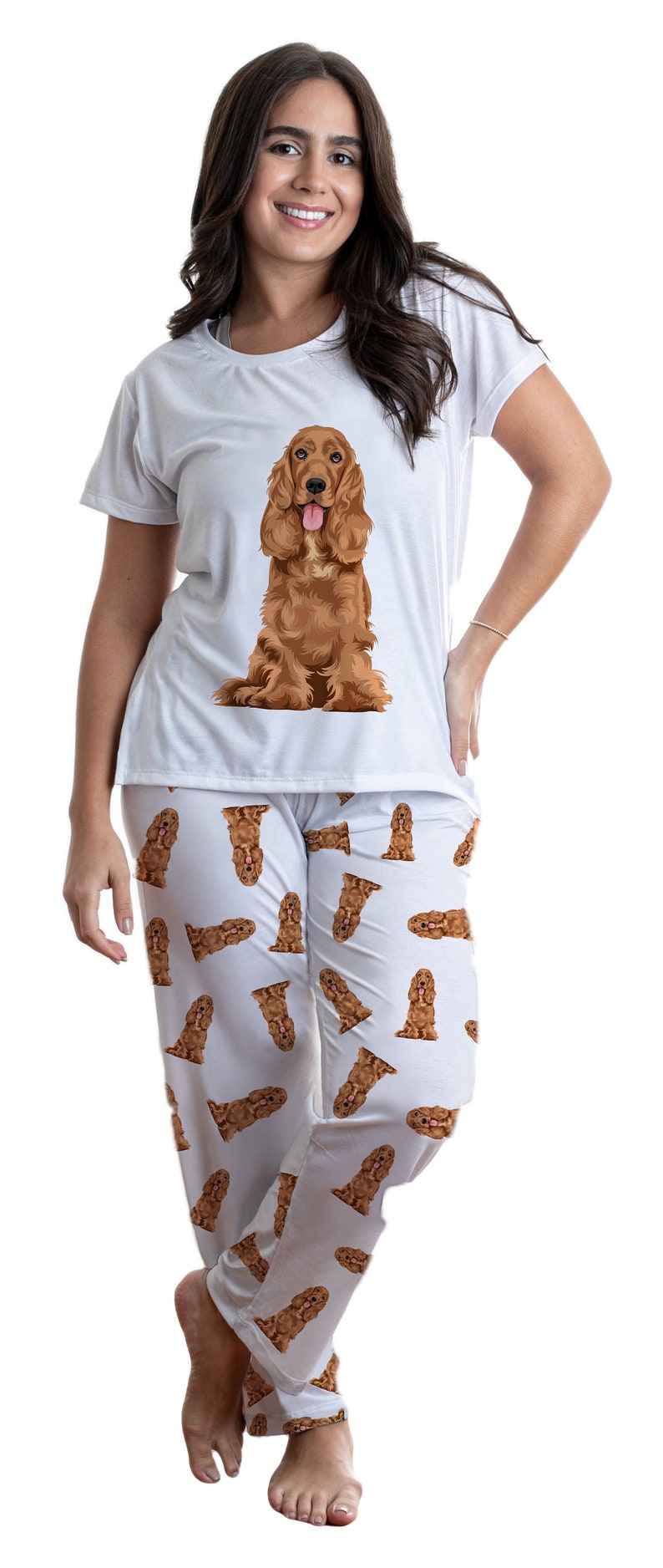 Cocker Spaniel Pjs With Pants for Women, Cocker Spaniel Pjs for Dog ...