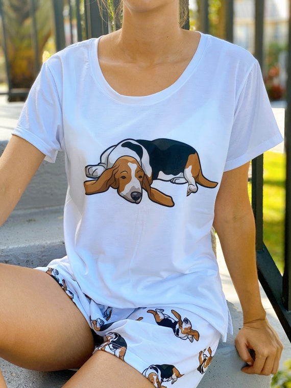 Basset Hound Mom T-Shirt-Mothers Day For Dog Lovers Gift Basset Hound Mom T-Shirt-Mothers Day For Dog Lovers Gift